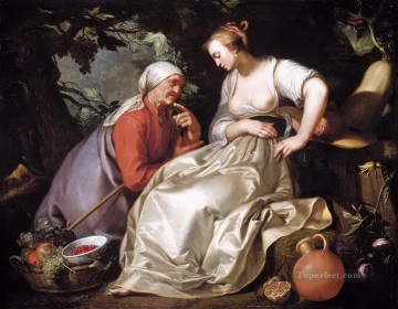 ヴェルトゥムヌスとポモナ 1620 フランソワ・ブーシェ Oil Paintings